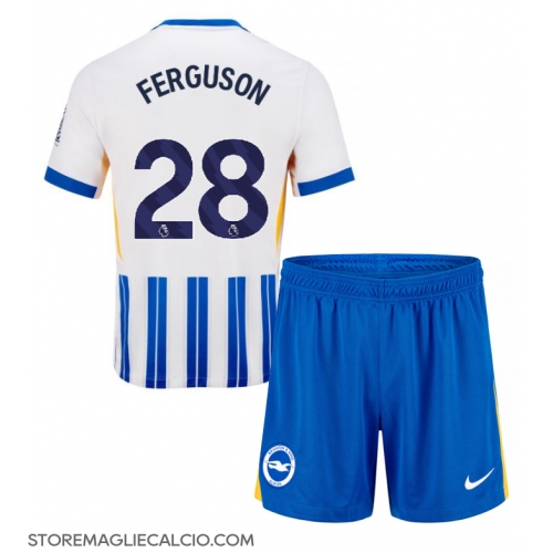 Brighton Evan Ferguson #28 Maglia Gara Casa Repliche 2024-25 Bambino Maniche Corte Brighton Evan Ferguson #28 Maglia Gara Casa Repliche 2024-25 Bambino Maniche Corte